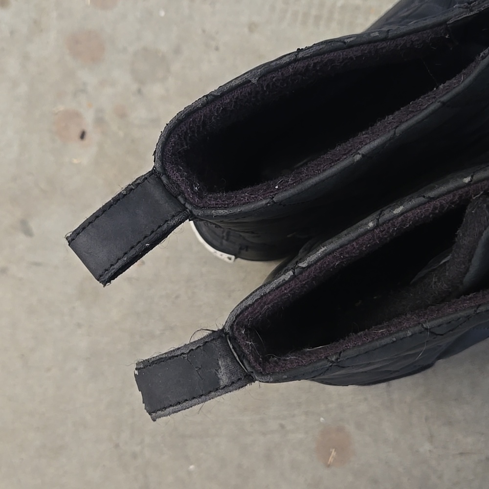 Sperry Top Sider Black Quilted Lace-Up Duck Boots, 9.5, Waterproof - Picture 7 of 7